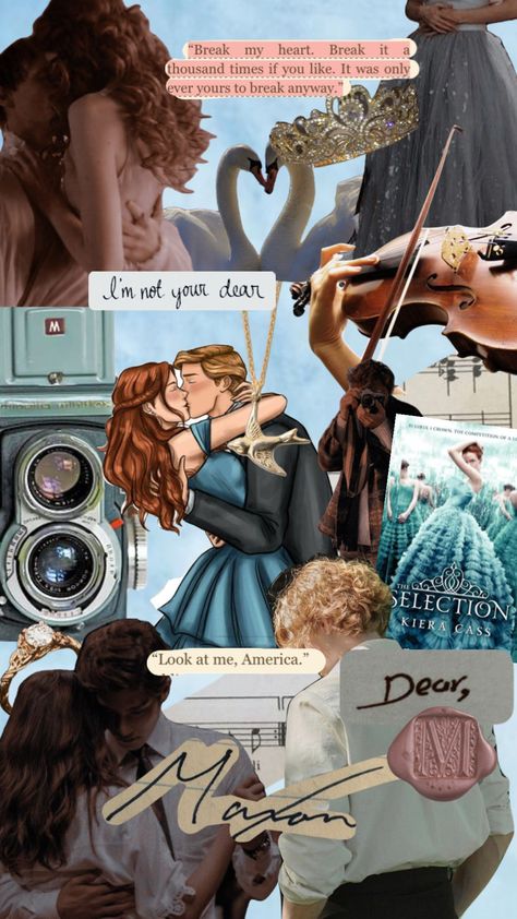 The Selection Aesthetic Maxon And America, Maxon And America Fan Art The Selection, Maxon Schreave And America Singer, America Singer And Maxon Schreave, Maxon Schreave Fanart, Series Wallpaper Aesthetic, America The Selection, The Selection Fanart, Selection Fanart