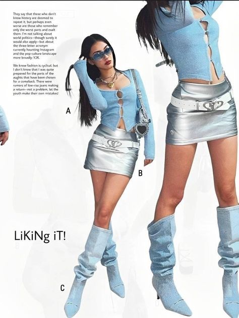 Y2k Fashion Models, Pop Art Fashion Clothes, Y2k Fashion Ads, Y2k Magazine Photoshoot, Y3k Outfits Aesthetic, Modern Y2k Aesthetic, Y2k Futuristic Fashion, Y2k Fashion Photoshoot, 2000s Fashion Photoshoot