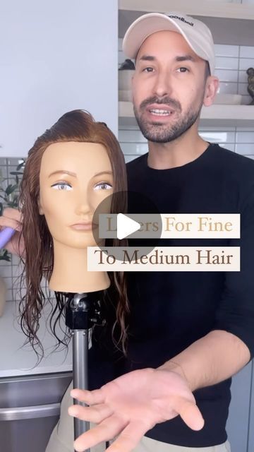 Justin Toves-Vincilione on Instagram: "Layers for Fine Hair! ✂️ or really anyone with low to medium density hair … #authenticbeautypartner  . These techniques work great for fine hair with low density because they create visible layering and graduation while honoring the length and the perimeter! . 🍃 Enhance the haircut with Amplify Mousse from @authenticbeautyconcept.us to build a strong foundation of volume  🍃 Use Hydrate Spray Conditioner as you cut for moisture and to hydrate the final style just enough without weighing the hair down!  . #haircuttutorial #haircutvideo #hairvideos #hairtutorial #finehair #finehairstyles #hairvideo #hairtutorials #thinhair #hairstyles #hairstyle #layeredhaircut #layeredhair #mediumlengthhair #shoulderlengthhair #haircutting #haircutideas #hairideas #ha Layers For Fine Hair, Shoulder Layered Haircuts, Volume Haircut, Fine Hair Volume, Layered Haircuts Shoulder Length, Spray Conditioner, The Haircut, How To Cut Your Own Hair, Medium Layered Hair