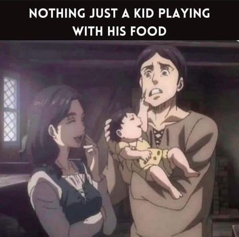 🤣💀 Aot Memes Funny, Meme Aot, Aot Meme, Aot Titans, Meme Joke, Attack On Titan Meme, Attack Titan, Aot Funny, Slice Of Life Anime