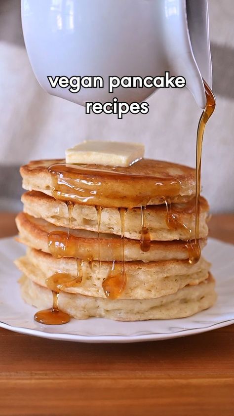 47 reactions · 3 comments | RECIPE: https://rainbowplantlife.com/vegan-pancakes/ These are truly the best Vegan Pancakes ever! Golden crisp on the outside, ridiculously fluffy on the inside, every bite is deliciously rich and buttery. Just like classic diner-style pancakes, but vegan. | Rainbow Plant Life | Rainbow Plant Life · Original audio Best Vegan Pancakes, Rainbow Plant Life, Vegan Pancake Recipes, Pancake Mix Recipes, Perfect Pancakes, Vegan Pancakes, Pancake Day, Vegan Breakfast Recipes, Vegan Butter