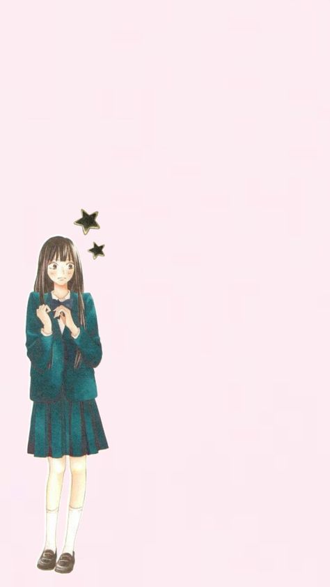 Shojo Girl Wallpaper, Shojo Anime Wallpaper, Shoujo Girl Wallpaper Aesthetic, Sawako Background, Shoujo Wallpaper Aesthetic, Sawako Kuronuma Wallpapers, Kimini Todoke Wallpaper, Shojo Wallpaper, Sawako Wallpaper