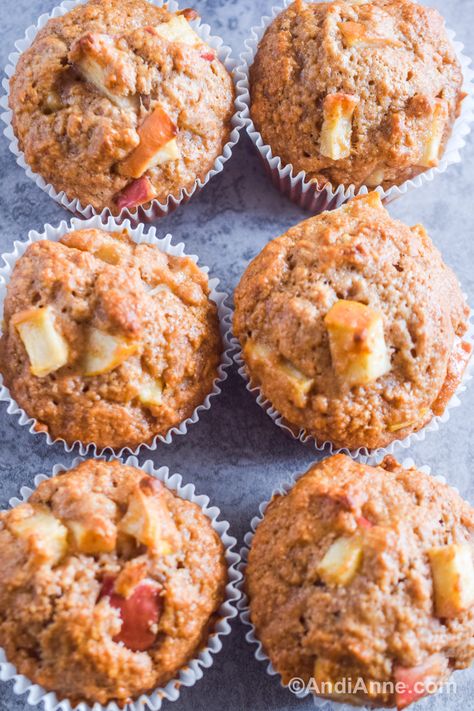 Wheat Biscuits Healthy, Whole Wheat Apple Cinnamon Muffins, Healthy Wheat Flour Recipes, Whole Grain Baked Goods, Whole Wheat Oatmeal Muffins, Whole Wheat Flower Recipes, Mediterranean Muffins Recipe, Whole Wheat Pastry Flour Recipes Baking, Whole Wheat Apple Cake