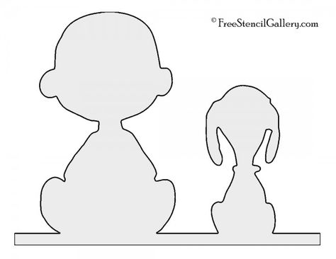 Peanuts - Snoopy and Charlie Brown Silhouette Stencil Charlie Brown And Snoopy Pumpkin Carving, Snoopy Pumpkin Carving Template, Charlie Brown Pumpkin Carving Stencil, Charlie Brown Printables Free, Peanuts Pumpkin Carving Templates, Pumpkin Carving Ideas Charlie Brown, Winnie The Pooh Pumpkin Stencil, Snoopy Pumpkin Carving Stencil, Snoopy Pumpkin Stencil