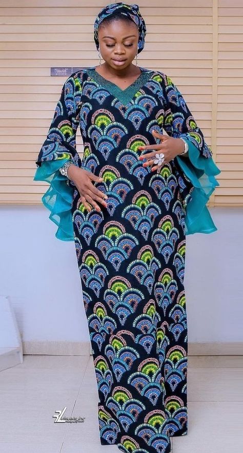 A Shape Gown Ankara Long, A Shape Gown Ankara, Bubu Gown Styles, Ankara Long Gown Styles, Traditional African Clothing, Long African Dresses, African Print Dress Ankara, African Dresses For Kids, African Wear Dresses