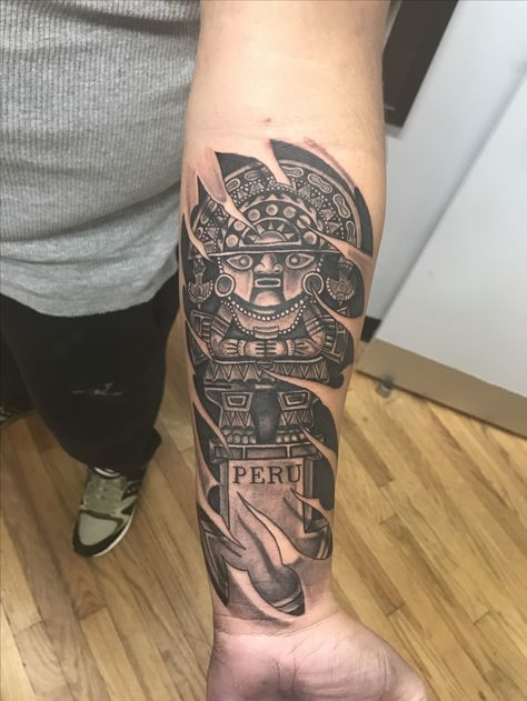 Peru Tumi Peruvian Inca Tattoo Ideas, Tumi Tattoo Peruvian, Peru Tattoo Ideas Inca, Inca Tattoo Peruvian, Peru Tattoo Ideas, Tumi Peru, Different Ways To Write, Peru Tattoo, America Tattoo