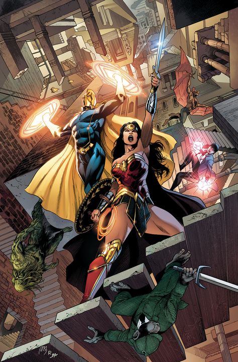 Justice League v2 #002 (2018) Raúl Fernández, Alvaro Martinez Doctor Fate, Robert E Howard, Justice League Dark, Wonder Woman Art, Dc Comics Heroes, Univers Dc, Dc Comics Superheroes, Arte Dc Comics, New 52