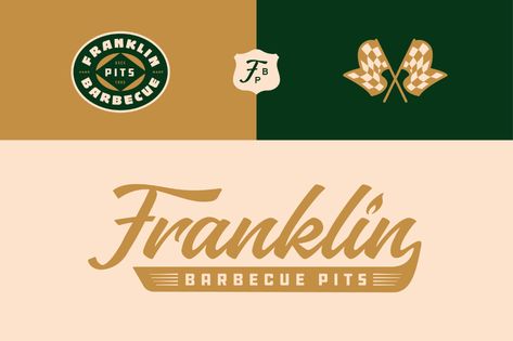 Franklin Barbecue Pits - Guerilla Suit Barbecue Logo, N Logo Design, Barbecue Pit, Expert Logo, Franklin Bbq, Brand Positioning, Designer Branding, Identity System, Modern Minimalist Logo