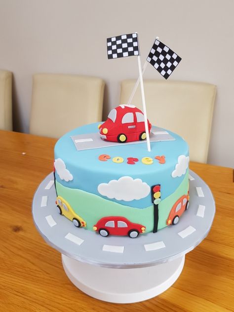 Car Cake 3rd Birthday, Car 2nd Birthday Cake, Car Cake 1st Birthday, Car Cake For 2nd Birthday, Car Theam Birthday Cake, 1st Birthday Cake Car Theme, Cars Bday Cake, Car Cake 2nd Birthday, Cake Designs Car