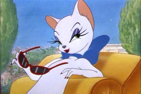 Tom n Jerry - Lady Cat Toodles Galore, Chuck Jones, Childrens Tv, Vintage Cartoons, Cartoon Profile Pictures, Cartoon Memes, Cartoon Icons, Tom And Jerry, Cartoon Profile Pics