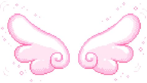 Angel Wings Pink Sticker - Angel Wings Pink - Discover & Share GIFs Angel Wings Gif, Angel Wings Cartoon, Pink Angel Aesthetic, Angel Wings Icon, Pixel Aesthetic, Angel Gif, Cute Pink Aesthetic, Moon Gif, Sailor Moon Gif