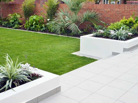 Contemporary Garden Design, Building A Raised Garden, Herb Garden Design, Back Garden Design, Garden Design Layout, Garden Idea, Patio Garden Design, Modern Garden Design, Walled Garden