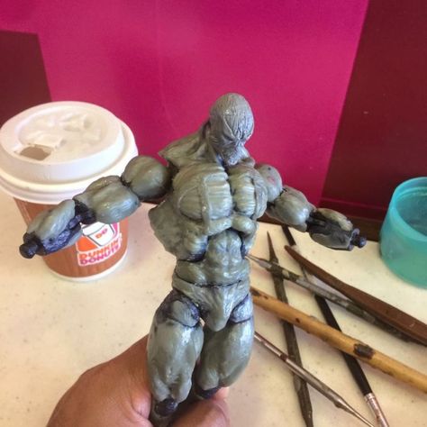 Custom Action Figures How To Make, 3d Printing Toys, Puppets Diy, Instruções Origami, Marvel Action Figures, Neon Evangelion, Human Anatomy Art, Marvel Legends Series, Monster Dolls