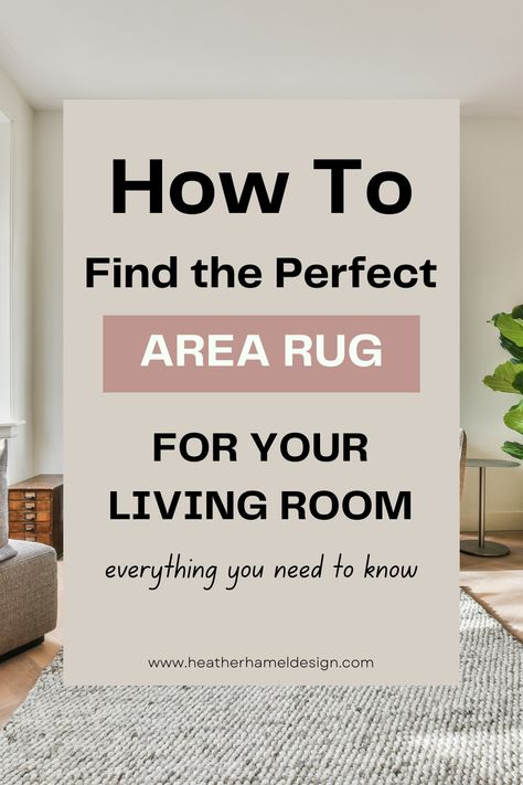 Transform your living room with the perfect area rug! Learn the key tips for choosing the right rug size for your space with our comprehensive guide. Say goodbye to cluttered and awkward spaces, and hello to a stylish and cozy living room. How To Choose A Living Room Rug, Area Rugs In Living Room Size Guide, Area Rug Size Guide Living Room, Rug Placement With Sectional, Best Rugs For Living Room, What Size Rug For Living Room, Rug Placement In Living Room, Rug Size Guide Living Room, Area Rug Size Guide