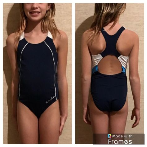 This Cute And Sporty One Piece Has A Racer Back Style, That Creates A Circle In The Back. Fully Lined. Navy, Sky, And White. Pretty Swimsuits, Racerback Swimsuit, Navy One Piece, Kids Swimming, A Circle, Kids Beachwear, Racer Back, One Piece Swimsuit, Blue White