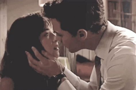 Romantic Kiss GIF - Romantic Kiss Hot - Discover & Share GIFs Romantic Kiss Gif, Movie Kisses, Laters Baby, Image Couple, Fifty Shades Movie, Buku Harry Potter, Romantic Kiss, You Complete Me, Fifty Shades Darker