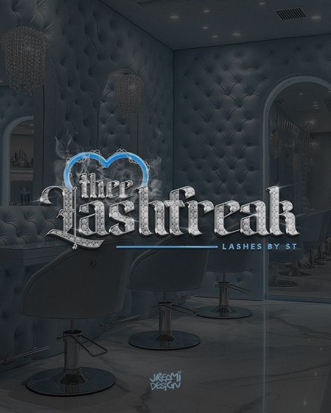 1 of the concepts for Logo & sublogo design for Thee Lash Freak 🩵✨ I am taking on new clients - hit the 🔗 at the top of my page to enquire 📱 . . . #logodesignservices #beautydesign #logodesigneruk Lashes Logo Design, Beauty Business Logo, Business Photoshoot, Lashes Logo, Logo Design Process, Work With Me, New Clients, Fashion Logo Design, Beauty Design