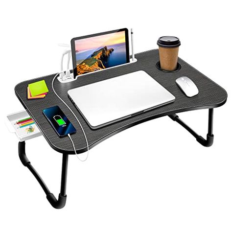 Laptop Bed Desk, Laptop Lap Desk, Laptop Stand Bed, Laptop Table For Bed, Portable Laptop Desk, Laptop Desk Stand, Laptop Desk For Bed, Tv Tray Table, Foldable Desk