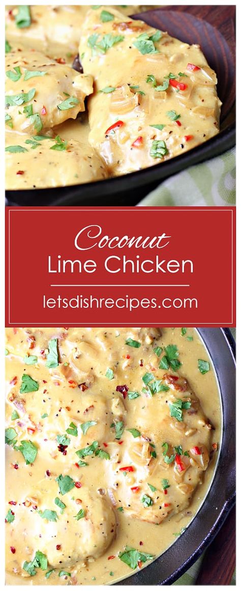 Chicken Thights Recipes, Lime Chicken Recipes, Season Chicken, Coconut Lime Chicken, Matchstick Carrots, Salad Buah, Diner Recept, Dinner Side Dishes, Dinner Appetizers