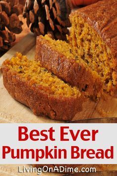 Best Pumpkin Bread Recipe, Best Pumpkin Bread, Thanksgiving Cupcakes, Pumpkin Bread Easy, Traditional Pumpkin, Living On A Dime, Pumpkin Recipes Dessert, Pumpkin Bread Recipe, Everything Pumpkin