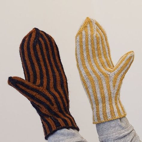 All Posts • Instagram Striped Mittens, Mitten Pattern, Striped Gloves, Knitted Mittens Pattern, Gloves Pattern, Mittens Pattern, Fair Isle Knitting, Knit Mittens, Knitted Gloves