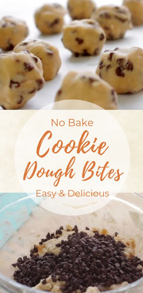 10 Minutes Only! | No Bake Cookie Dough Bites | easy & Dleicious | Simply Bakings | Includes Video Tutorial #cookiedoughbites #cookiedoughbitesnobake #cookiedoughbiteseasy #cookiedoughbiteseasyrecipe No Bake Cookie Dough Bites, Easy Cookie Dough, Homemade Cookie Dough, Cookie Dough Fudge, No Bake Cookie, Edible Cookie Dough Recipe, No Bake Cookie Dough, Baked Caramel, Popular Cookies