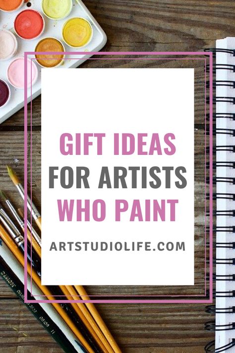 Gift ideas for painters! A gift guide specifically made for painters - find the perfect gift for your painter friend or yourself! These are all practical gifts for a painter that are great, no matter the painting practice your artist utilizes! #giftsforartists #giftsforartistswhopaint #giftsforpainters #giftideasforartists #giftideasforpainter Gift Ideas For Painters, Gifts For Painters Artists, Art Materials Drawing, Gifts For Painters, Art Materials List, Art Materials Organization, Gift Ideas For Artists, Weekend Artist, Gifts For Artists