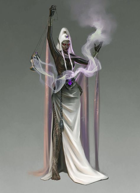 Priestess Character Design, Drow Priestess, Drow Names, Dark Priestess, Half Drow, Dnd Druid, Elf Characters, Elves Fantasy, Fantasy Races