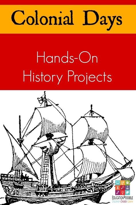 Tweens/teen can get a better understanding of what daily life was like for the American colonists with these creative colonial hands-on history projects. Great for middle school history. American History Projects, Early American History, American History Homeschool, Colonial Life, Social Studies Education, Contemporary Issues, Middle School History, 13 Colonies, American History Lessons