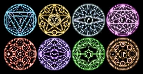 Human Transmutation Circle, Schools Of Magic, Alfabeto Viking, Spell Circle, Planes Of Existence, Transmutation Circle, Magic System, Elemental Magic, Elemental Powers