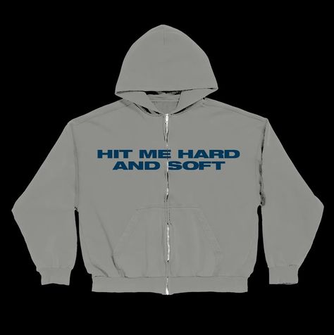 HIT ME HARD AND SOFT GREY ZIPPER HOODIE @billieeilish #billieeilish Grey Zipper Hoodie, Billie Eilish Merch, Soft Hoodie, Christmas Hoodies, Streetwear Outfits, Y2k Streetwear, Zipper Hoodie, Christmas Wishlist, Billie Eilish