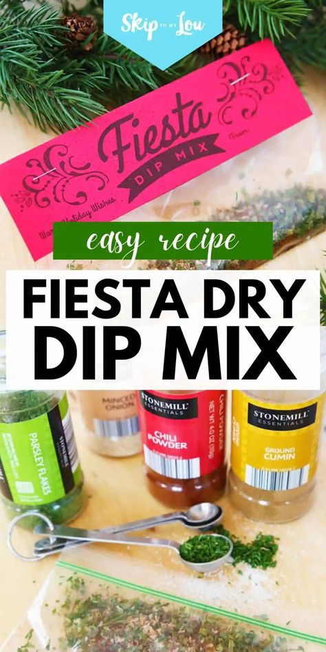 fiesta dry dip mix PIN Fiesta Dip Mix Recipe, Dip Seasoning Mixes Gift, Dry Dip Mix Recipes For Gifts Jars, Homemade Dip Mixes Recipes, Dry Dip Mix Recipes For Gifts Sour Cream, Homemade Dry Dip Mixes, Chip Dip Mix Recipes Dry, Dry Dip Mix Recipes For Gifts Homemade Seasonings, Fiesta Ranch Seasoning Recipe