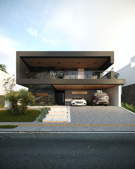 House Architecture Styles, Modern Villa Design, Modern House Facades, Modern Exterior House Designs, Model House Plan, Bungalow House Design, House Front Design, Entrepreneur Inspiration, Modern Architecture House