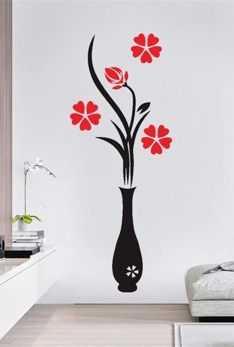 I liked very much room décor, wall , home accessories, exterior, home accents, kitchen, living room, furniture, bathroom, flooring, bedroom. Simple Wall Drawing Ideas, Simple Wall Drawings, Easy Wall Painting Ideas, Easy Wall Painting, Wall Drawing Ideas, Flower Wall Painting, Simple Wall Paintings, Simple Flower Drawing, Wall Drawings