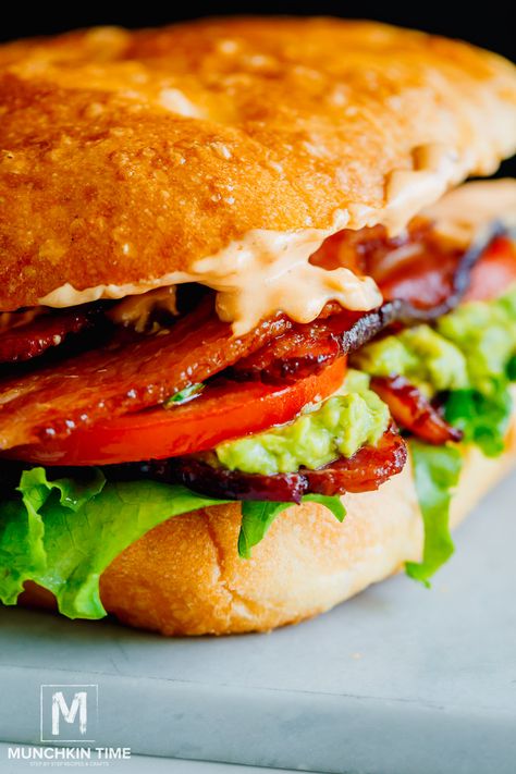 Blt Sauce, Turkey Blt Sandwich, Best Blt Sandwich, Best Blt, Thick Bacon, Blt Sandwich Recipes, Turkey Blt, Blt Recipes, Sandwich Sauces