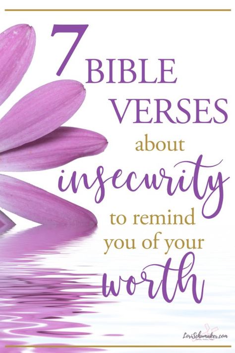 7 Bible Verses About Insecurity to Remind You of Your Worth Verses About Trust, Bible Memorization, Bible Studying, Biblical Wisdom, Raising Daughters, God's Promises, Christian Woman, Prayer Box, The Lords Prayer