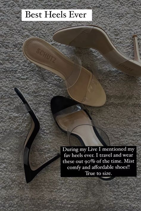 Best heels ever, best sandals, clear strap heels, affordable heels, true to size, Schutz Clear Heels Outfit, Affordable Heels, Most Comfortable Heels, Best Heels, Wine Outfit, Clear Strap Heels, Affordable Shoes, Heels Outfits, Street Fashion Photography