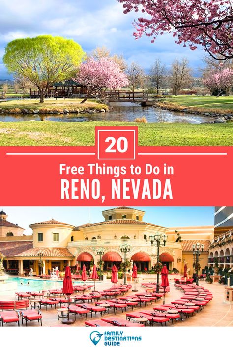 20 Free Things to Do in Reno, Nevada Family Destinations, Things To Fo, Lake Tahoe Trip, Truckee River, Tahoe Trip, Lake Tahoe Vacation, Nevada Travel, Reno Tahoe, Reno Nevada