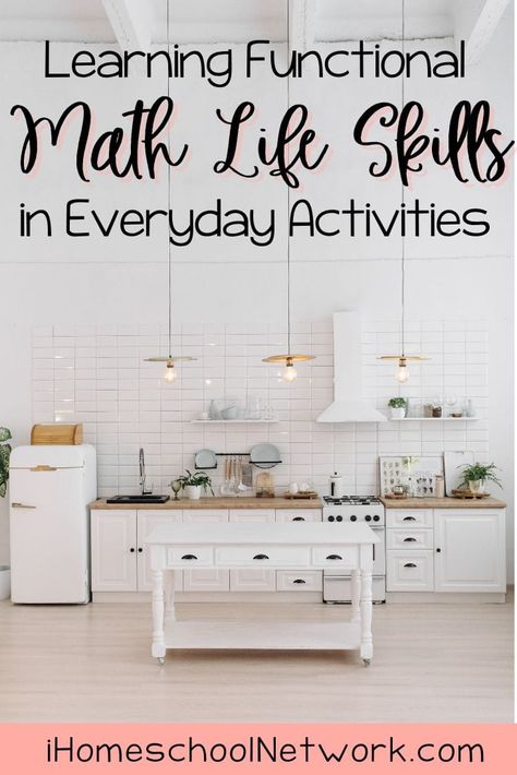 Unschooling Math, Sped Math, Teaching Math Elementary, Functional Life Skills, Everyday Math, Math Tools, Self Contained Classroom, Life Skills Activities, Life Skills Special Education