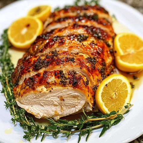 pinteresto_43490_Citrus_Herb_Turkey_Breast_Amateur_photo_from_R_25b5312a-8ff9-4a6c-8d02-5834607ff722 Christmas Turkey Breast, Costco Turkey Breast Recipes, Boneless Turkey Breast Roast, Citrus Herb Roasted Turkey, Marinated Turkey Breast, Stuffed Turkey Breast, Citrus Turkey, Herb Roasted Turkey Breast, Rosemary Turkey