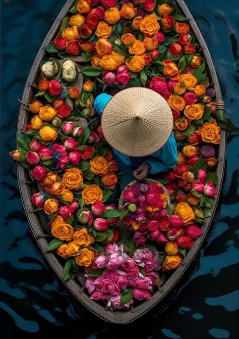 Vietnam Aesthetic Art, Vietnam Flowers, Vietnam Aesthetic, Country Core, Vietnam Art, Reading Response, Flower Therapy, Amazing Nature Photos, Advertising Photography