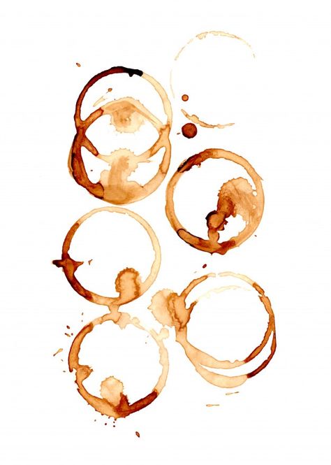 Coffee Designs Art, Coffee Watercolor, Coffee Cup Art, Coffee Stain, Coffee Vector, Coffee Shop Bar, Coffee Drawing, Coffee Painting, Coffee Roaster