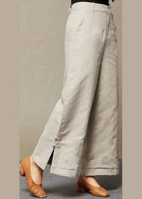 Clothing Fabric Patterns, Women Trousers Design, Linen Style Fashion, Cotton Pants Women, Dapper Mens Fashion, Retro Pants, High Fashion Outfits, Kurti Neck Designs, Kurta Designs Women