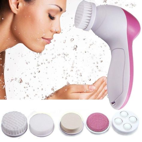 Electric Facial Cleanser, Clean Skin Face, Face Cleaning Brush, Face Wash Brush, Facial Cleaning Brush, Massager Machine, Skincare Brush, Face Massager, Batons Matte