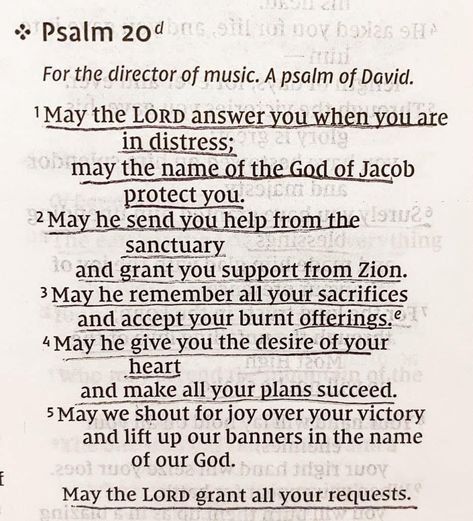 Psalm 20, Journal Bible Quotes, Prayer Poems, Scripture For Today, Bible Study Topics, Comforting Bible Verses, Bible Study Tips, Writing Inspiration Prompts, Christian Bible Quotes