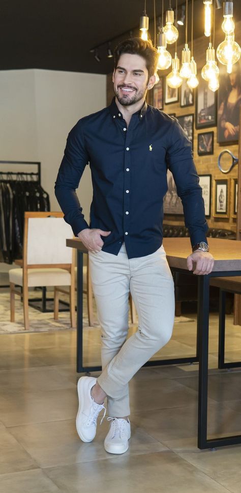 Men’s Smart Casual Style 2023, Men's Smart Casual Outfit, Outfit Camisa Jeans Hombre, Outfit Camisa Hombre, Semiformal Outfit Hombre, Outfits Hombre Camisa, Outfit Semiformal Hombre, Outfits Hombre Elegante Casual, Men Smart Casual Outfit