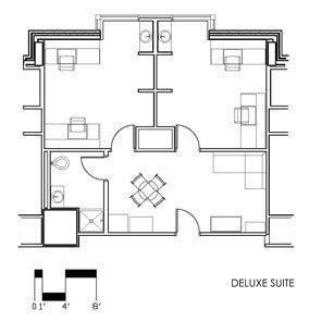 University of Tennessee: Fred D. Brown Jr. Hall Deluxe Suite floorplan College Dorms, Queen Victoria, Dorm Ideas, Utk Dorm, Dorms Ideas, Ut Knoxville, College List, Dorm Room Inspiration, University Of Tennessee