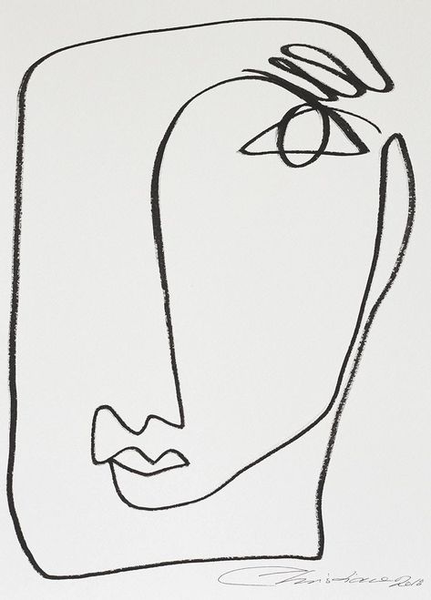 Der von Matisse und Picasso inspirierte dänische Künstler Am Rande von Stardom Line Drawing Artists, Art Abstrait Ligne, Art Picasso, Sweater Ideas, Arte Van Gogh, Themed Christmas, Picasso Art, Abstract Line Art, Drawing Artist