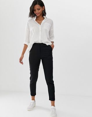 Women's Work Trousers | Slim & Skinny Work Trousers | ASOS Summer Work Outfits Curvy, Asos Outfit, Womens Outfit, Business Casual Outfits For Women, Summer Work Outfits, Womens Business Casual, Mode Casual, Womens Pants, Casual Work Outfits