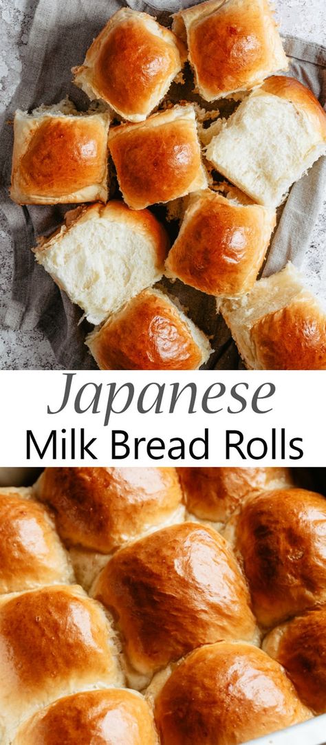 Milk Bread Rolls, Tangzhong Method, Quotes Japanese, Recipes For The Holidays, Milk Bread Recipe, Japanese Milk Bread, Milk Bun, Japanese Bread, Bread Rolls Recipe